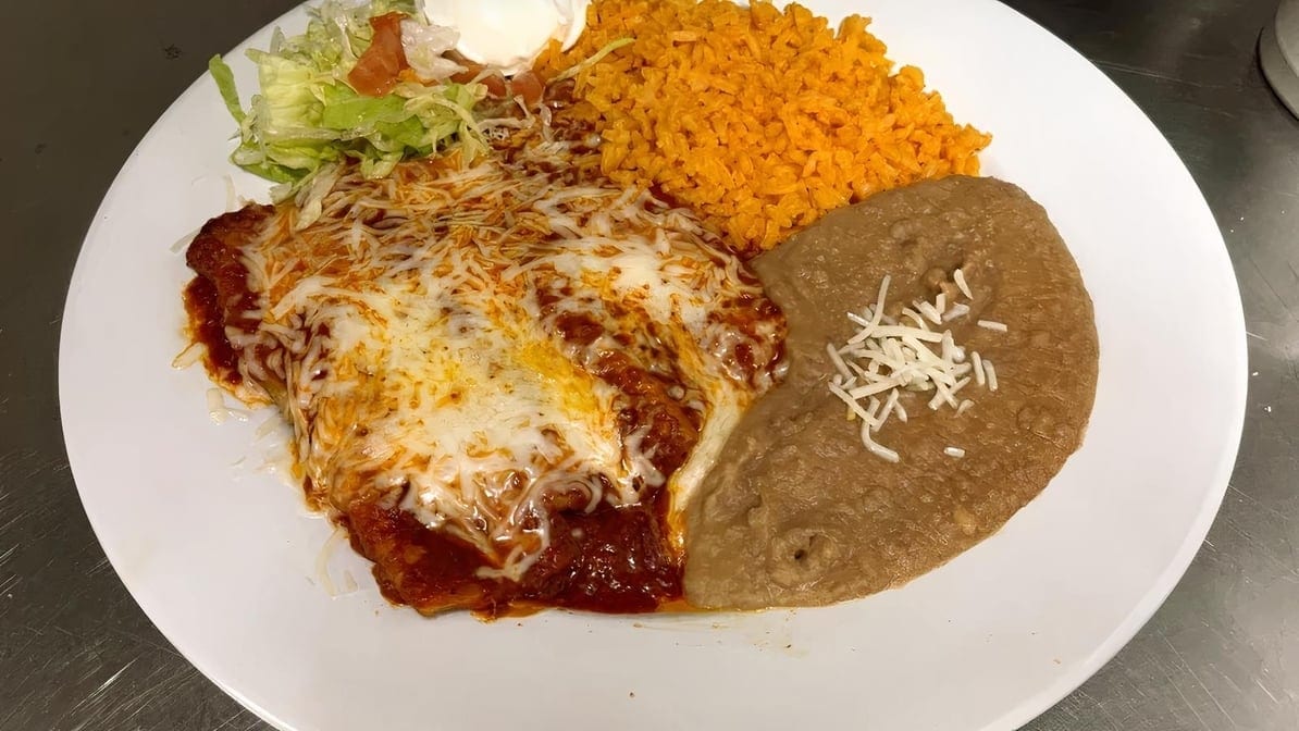 Enchiladas Rojas.