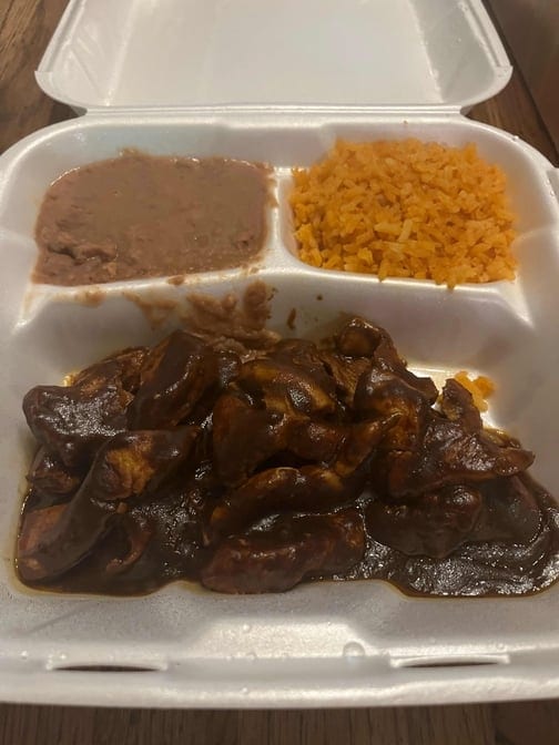 Pollo Con Mole Poblano.